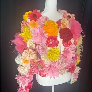 Fashion Nova Floral Multicolor Jacket
